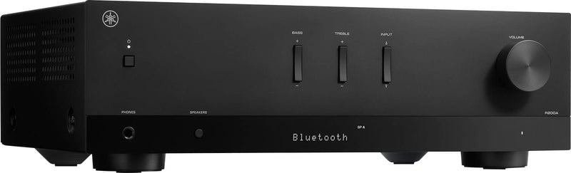 Yamaha - R200A 2-Ch. Stereo Receiver with Bluetooth Phono Input  Subwoofer Output - Black