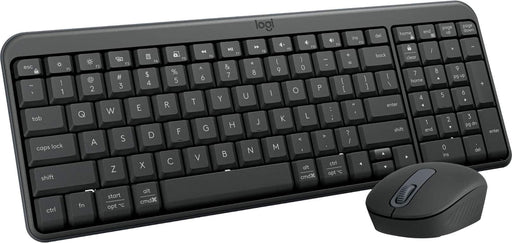 Logitech - MK250 Full-size Bluetooth Wireless Keyboard and Mouse Combo for Windows/MacOS with Fast  Easy Connectivity - Graphite