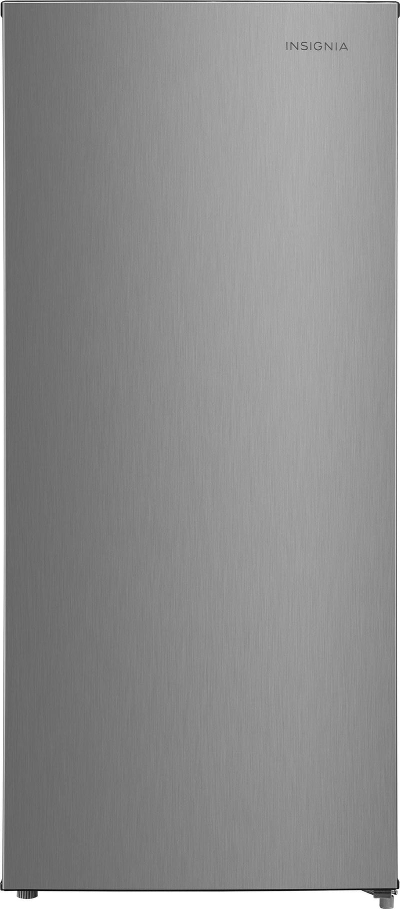 Insignia - 7.1 Cu. Ft. Garage Ready Upright Convertible Freezer - Stainless Steel Look