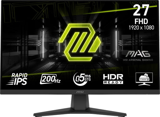 MSI - MAG 272FB E20 27" Rapid IPS LCD FHD 200Hz 0.5ms Adaptive sync Gaming Monitor with HDR Ready(DisplayPort HDMI) - Black