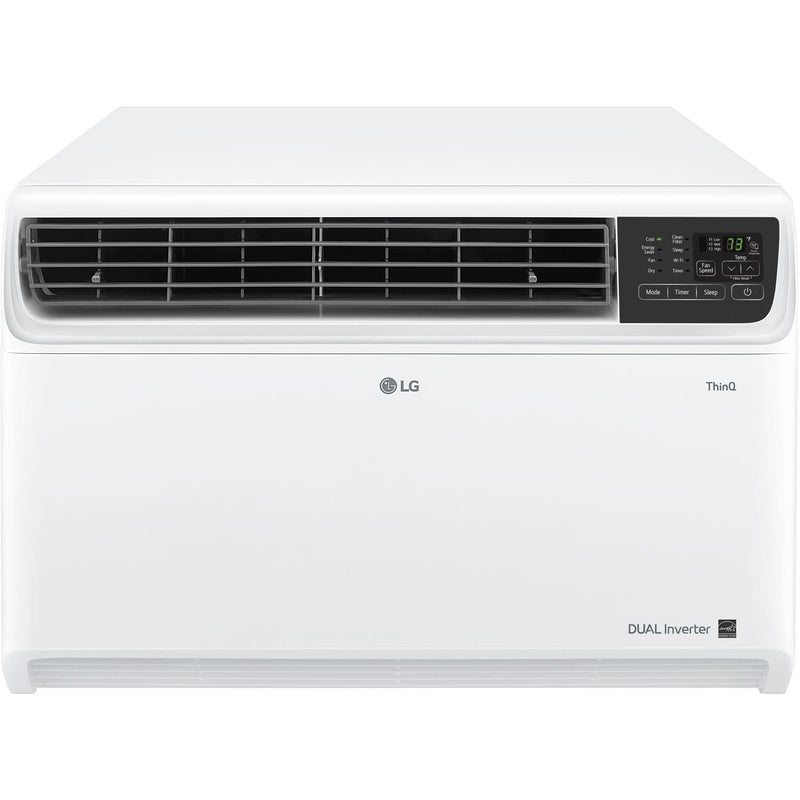 LG - 1000 Sq. Ft. 18000 BTU 230V Smart Inverter Window Air Conditioner - White