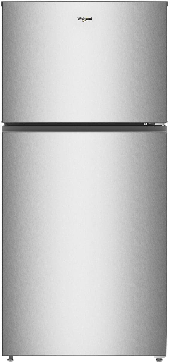 Whirlpool - 19.3 Cu. Ft. Wide Top Freezer Refrigerator with Total Coverage Cooling - Fingerprint-Resistant Stainless Finish