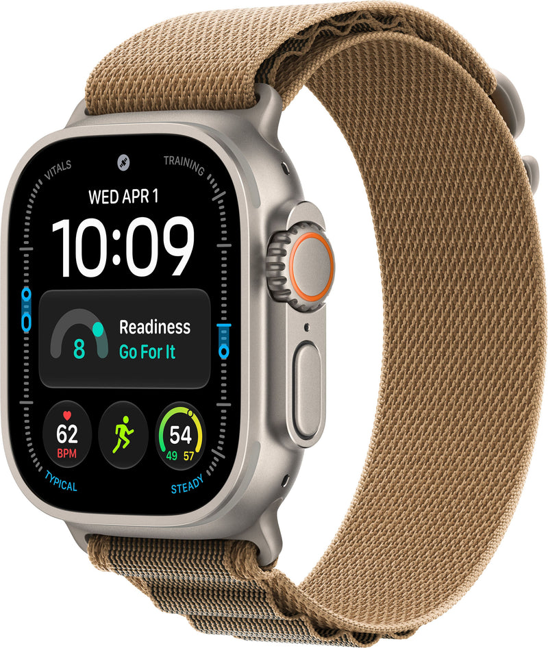 Apple Watch Ultra 4 GPS + Cellular 49mm Titanium Case with Desert Alpine Loop - L - Natural - (2026)