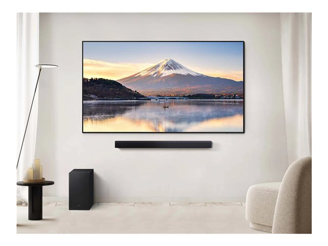 Samsung HW-B550F - sound bar system - for TV - wireless
