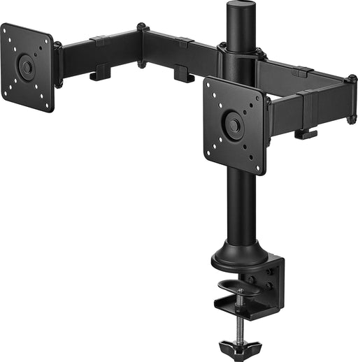 Insignia - Dual-Screen Desktop Mount for Monitors up to 32 Wide - Black