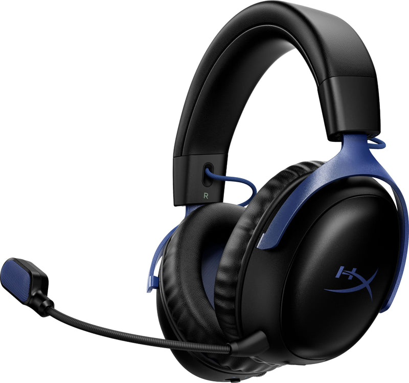 HyperX - Cloud III S Wireless Gaming Headset for PC PS5 PS4 Nintendo Switch Mac and Mobile - Black/Sci-Fi Blue (Special Edition)