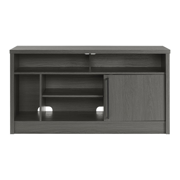 Insignia - TV Stand for Most TVs Up to 55 with Gaming Nook - Dark Gray