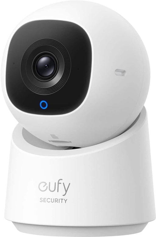 eufy - Indoor Cam C220 2K Security Camera with 360 PTZ Human/Motion AI Ideal for Baby and Pet - White
