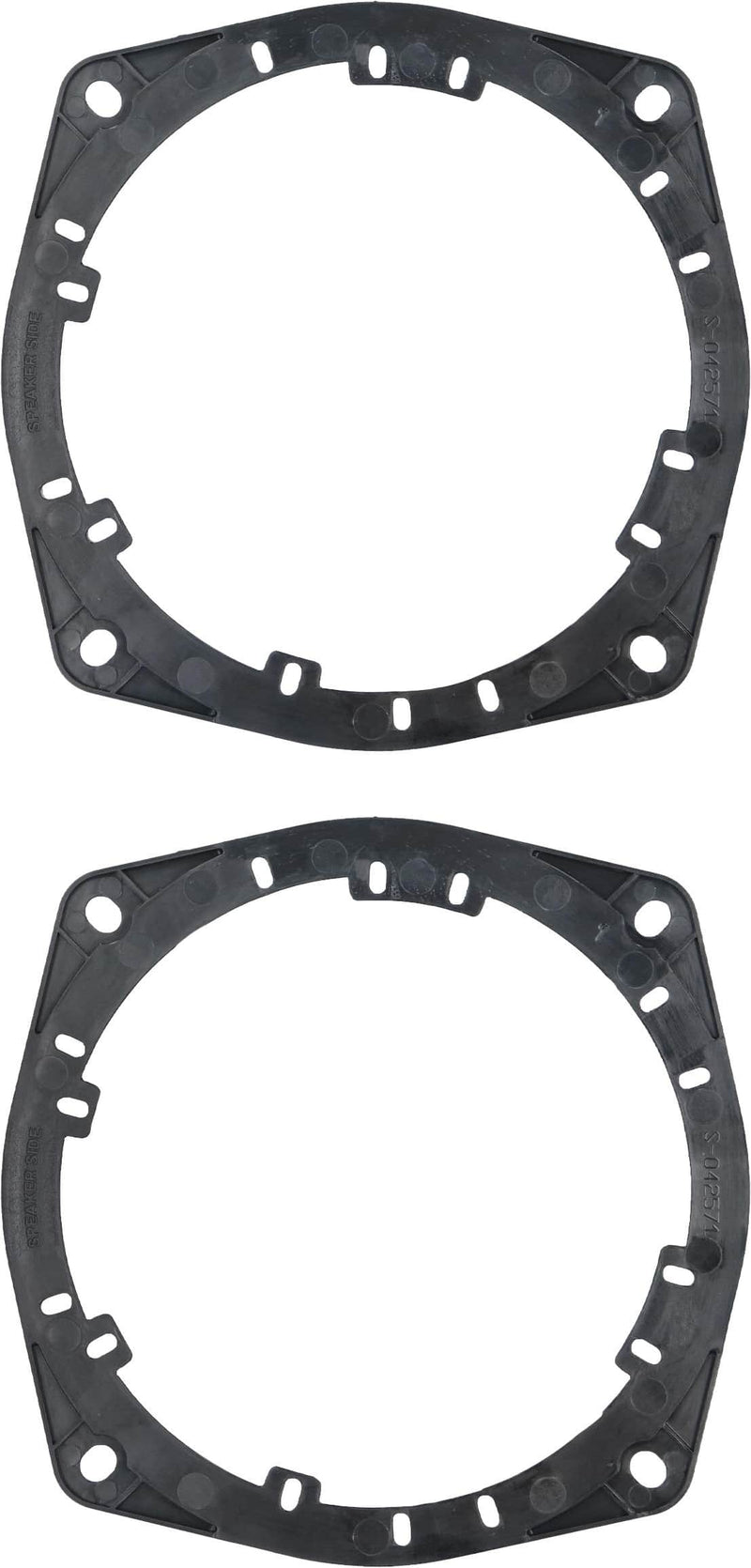 Metra - Speaker Adapter Plate for Mitsubishi 1999-2012 (2-Pack) - Black