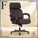 Finch Neo Two Retro-Modern Mid-Back Office Chair - Brown