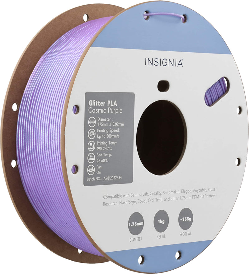 Insignia - PLA Glitter 1.75mm Filament - Cosmic Purple