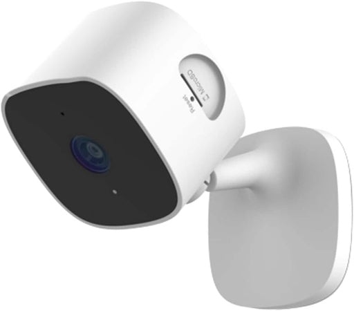 Swann - EVO 2K HD Indoor Wi-Fi Security Camera Plug-in motion detection night vision 2-way talk local/cloud storage - White