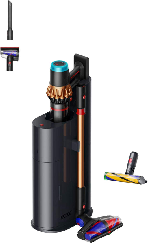 Dyson - V16 Piston Animal + Auto-Empty Dok Cordless Vacuum - Matched Black Body / Bright Copper Manifold