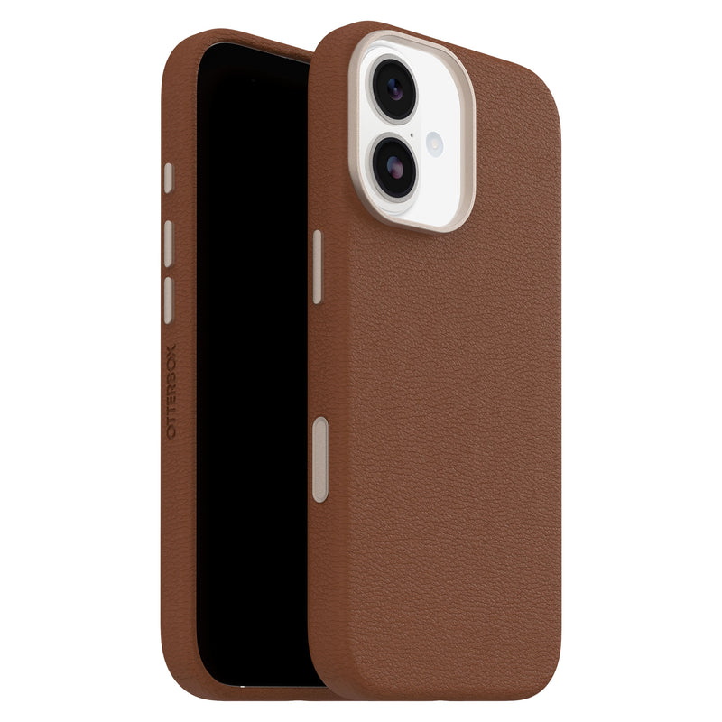 OtterBox - Symmetry Cactus Leather Series Soft Shell for Apple iPhone 17 - Brown