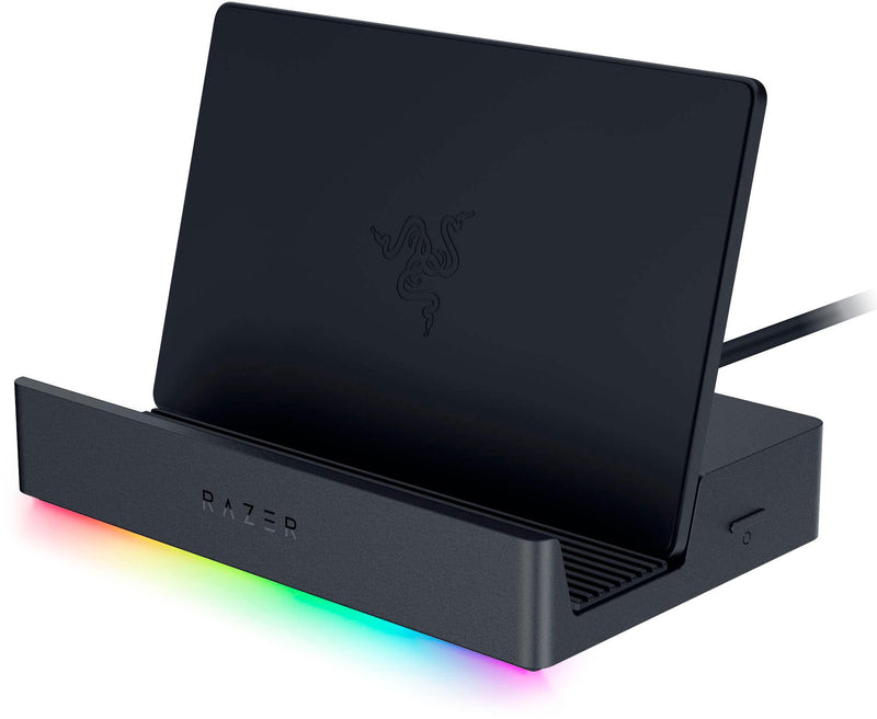 Razer - Handheld Dock Chroma with 100W Power Delivery for Mobile Gaming and Tablet Devices - Black