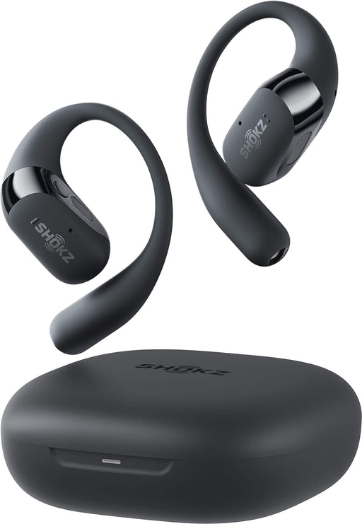 Shokz - OpenFit 2+ Open-Ear True Wireless Bluetooth Earbuds - Black