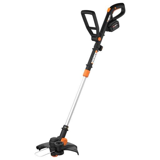 WORX - 20V 12" Brushless Cordless String Trimmer (1 x 4.0Ah and 1 x Charger) - Black