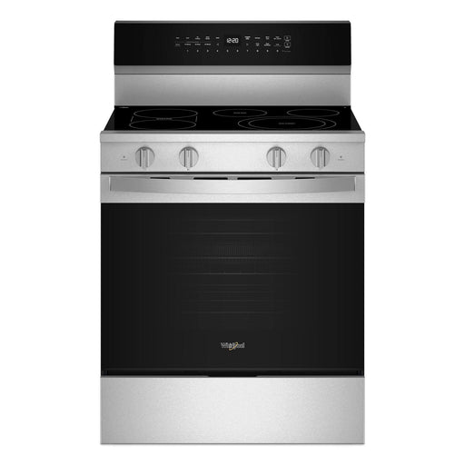 Whirlpool - 5.3 Cu. Ft. Freestanding Electric Range with Air Cooking Technology - Stainless Steel