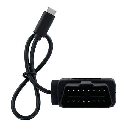 Momento - OBD8 USB-C to OBD-II Port Installation Adapter - Black