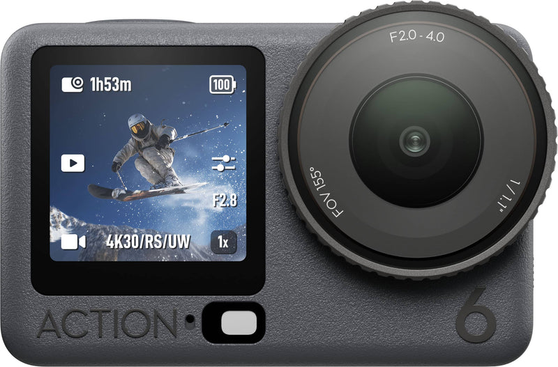 DJI - Osmo Action 6 Standard Camera Combo - Black