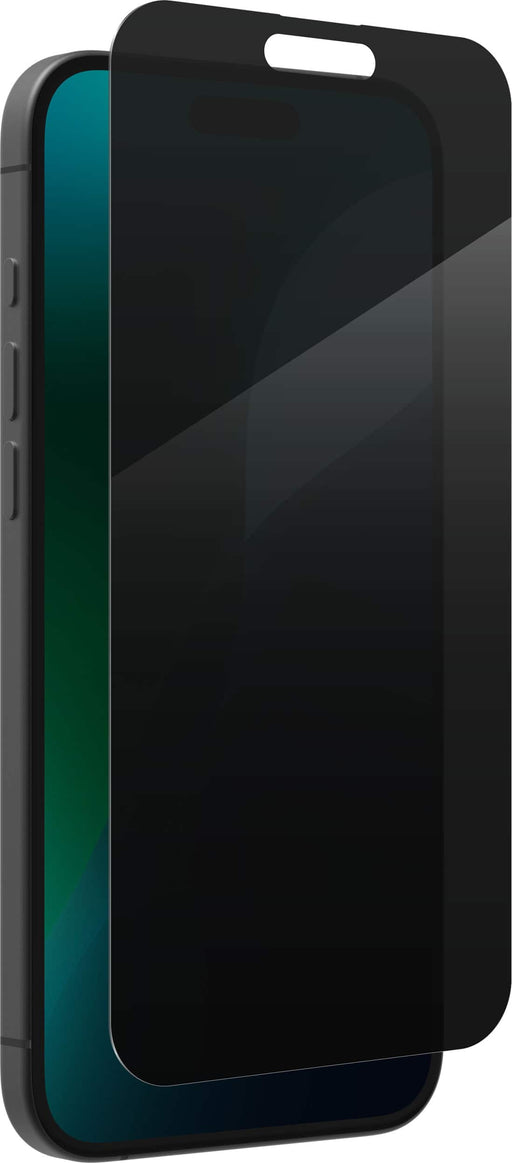 ZAGG - Glass Elite Privacy Screen Protector for Apple iPhone 16 Plus iPhone 15 Plus - Clear