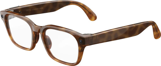 Adventurer - Smart AI glasses — Meta AI 12MP Camera Live Translate — Clear Lenses - Classic Tortoise