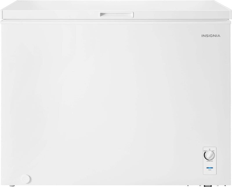 Insignia - 10.4 Cu. Ft. Manual Defrost Garage-Ready Chest Freezer - White