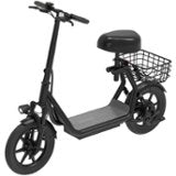 HiBoy - U2 Electric Scooter with Seat w/  25 mi Max Operating Range  20 mph Max Speed - Black