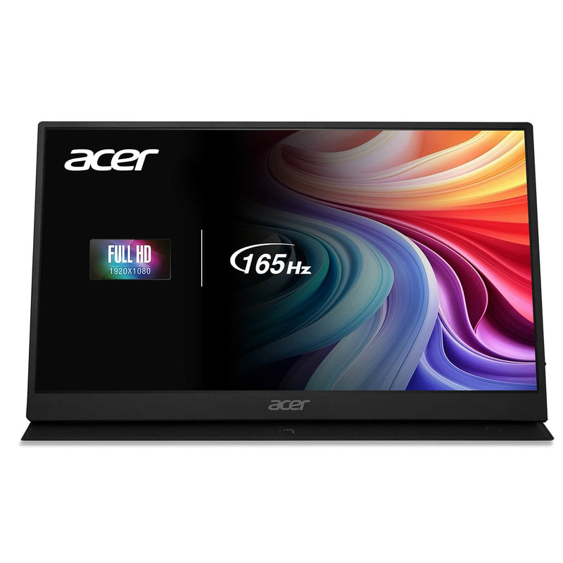 Acer - Nitro 15.6" LCD FHD 165Hz FreeSync IPS Portable Gaming Monitor (USB Type-C Mini HDMI  Audio Out) - Black
