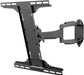 Peerless-AV - SmartMount Articulating Retractable Tilt Swivel Display Wall Mount For Most 32" - 50" Flat Panel Displays - Black