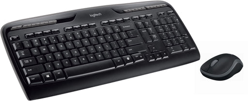 Logitech - MK320 Full-size Wireless Membrane Keyboard and Mouse Bundle for PC - Black