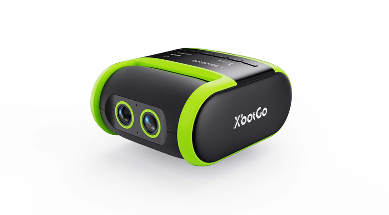 XbotGo - Falcon AI Sports Camera 4K Auto-Tracking Action Cam for Team Sports Dual Lens with Live Streaming No Subscription - Edge Green