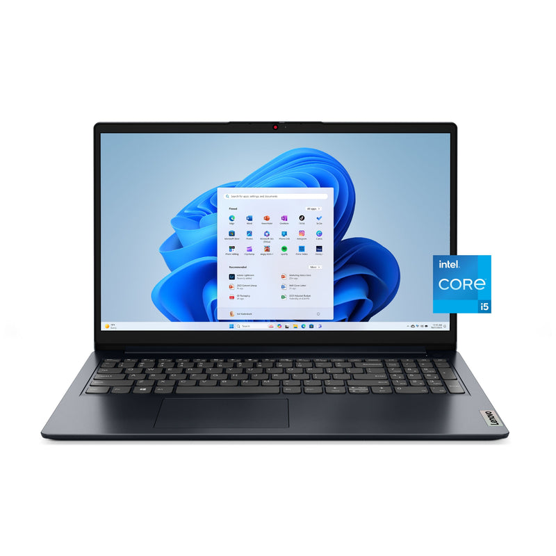 Lenovo - IdeaPad 1i 15.6" Full HD Touchscreen Laptop - Intel Core i5-1335U 2023 - 8GB Memory - 256GB SSD - Abyss Blue