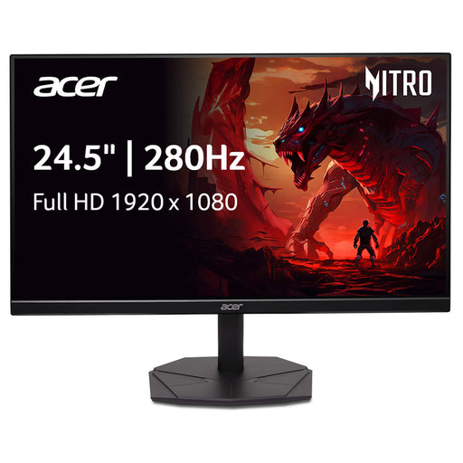 Acer - Nitro 24.5 LCD FHD 1080P 280Hz 1ms FreeSync Premium Gaming Monitor with HDR (DisplayPort HDMI) - Black