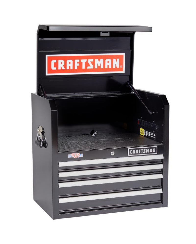 CRAFTSMAN 2000 Series 26-in W x 24.5-in H x 16-in D 4 -Drawer Steel Tool Chest ( Black )