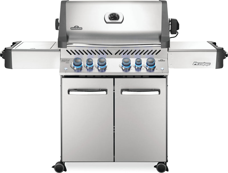 NAPOLEON Prestige 500 Stainless Steel 4 -Burner Infrared Natural Gas Grill 1 -Side Burner