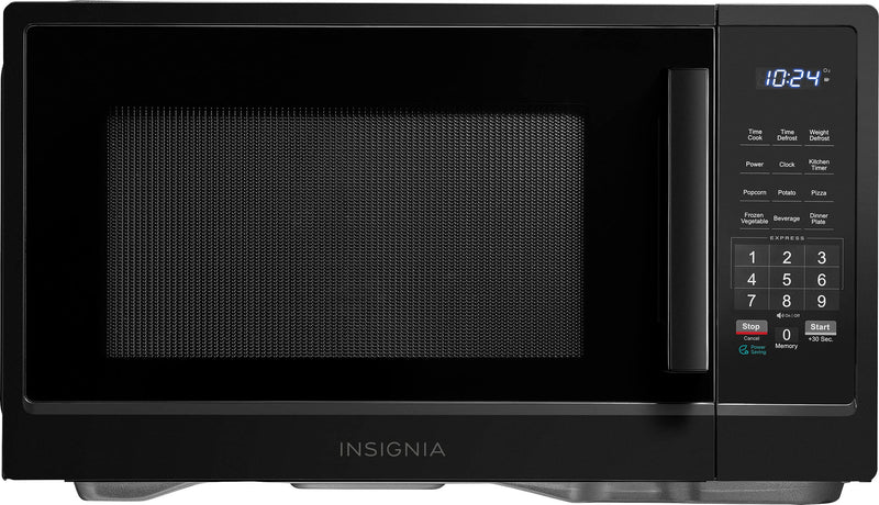 Insignia - 1.1 Cu. Ft. Countertop Microwave - Black