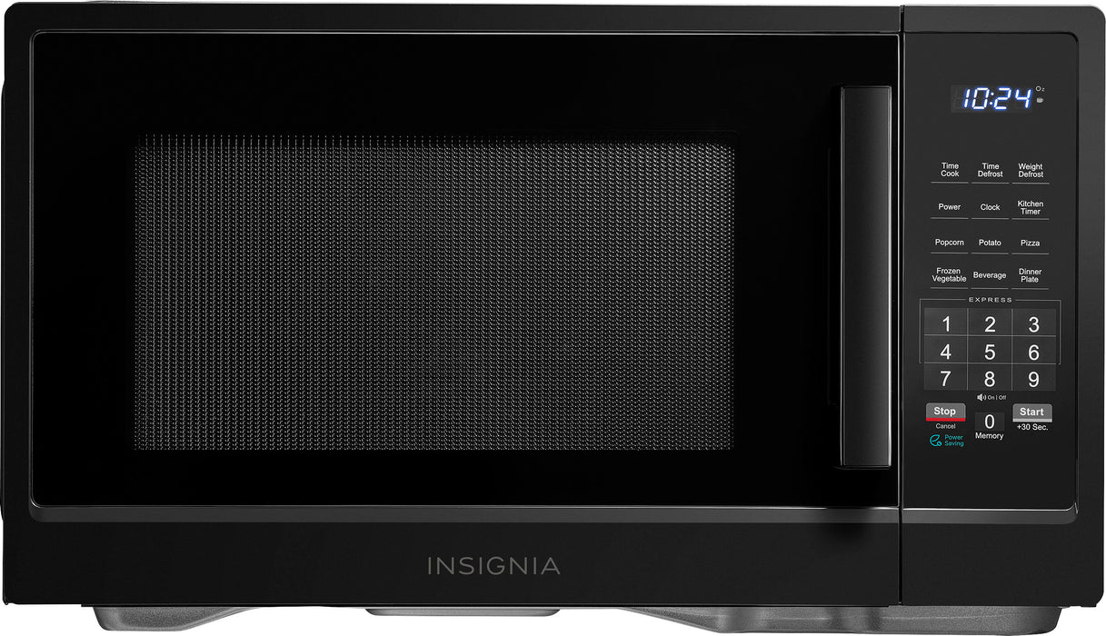 Insignia - 1.1 Cu. Ft. Countertop Microwave - Black