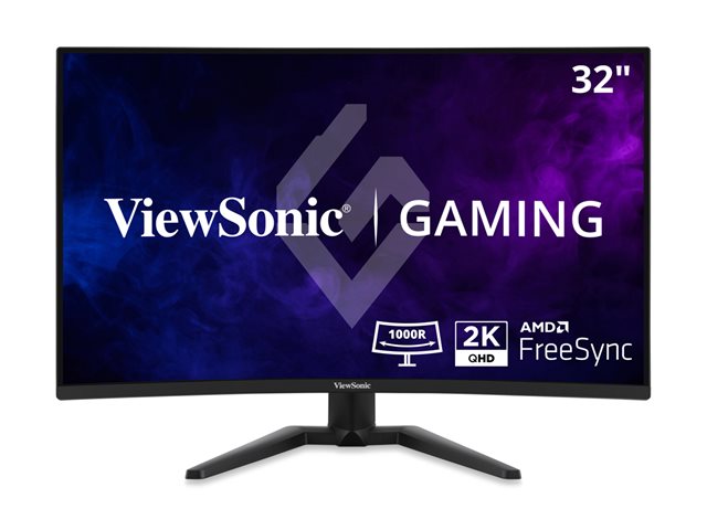 ViewSonic - 31.5" VA LED Curved 180Hz 1-ms FreeSync (AMD Adaptive Sync) Monitor (HDMI) - Black