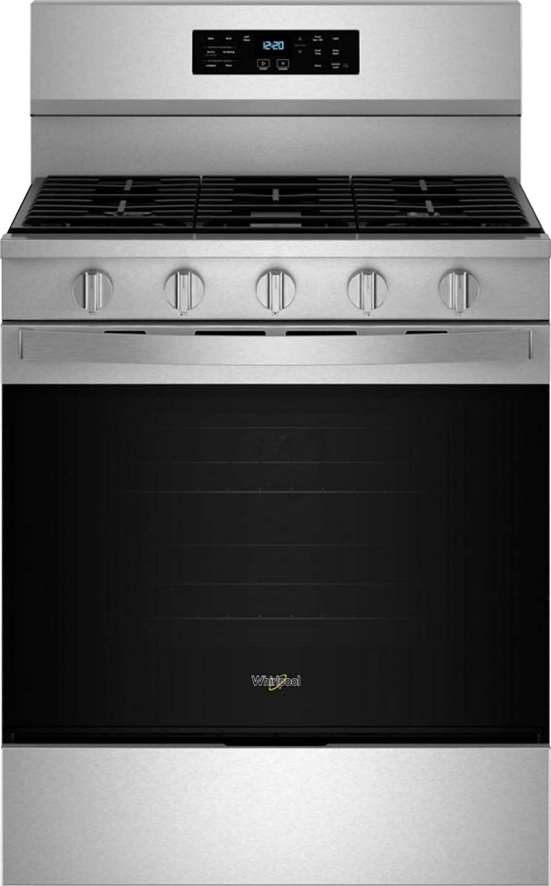 Whirlpool - 5.0 Cu. Ft. Freestanding Single Gas Range with Air Fry and Air Baking - Stainless Steel