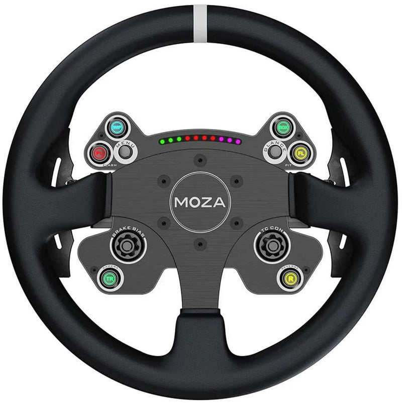 Moza Racing - CS V2P Sim Racing Steering Wheel for Windows - Black