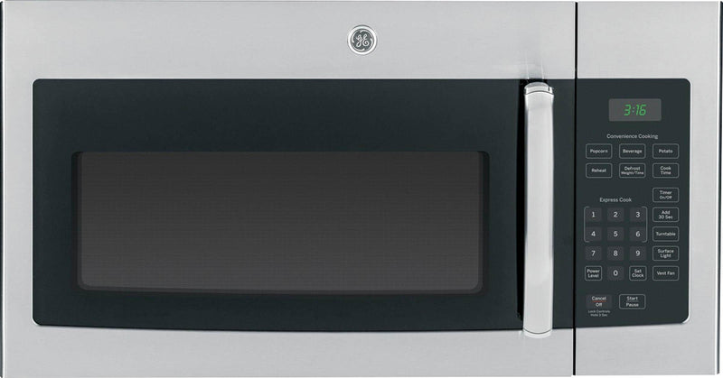 GE - 1.6 Cu. Ft. Over-the-Range Microwave  - Stainless Steel
