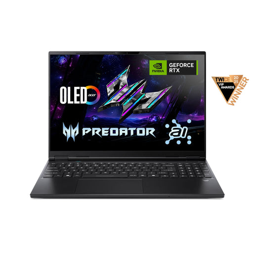 Acer - Predator Helios Neo 16S AI Gaming Laptop - 16" OLED 240Hz - Intel Core Ultra 9 - NVIDIA GeForce RTX 5060  16GB  1TB - Obsidian Black