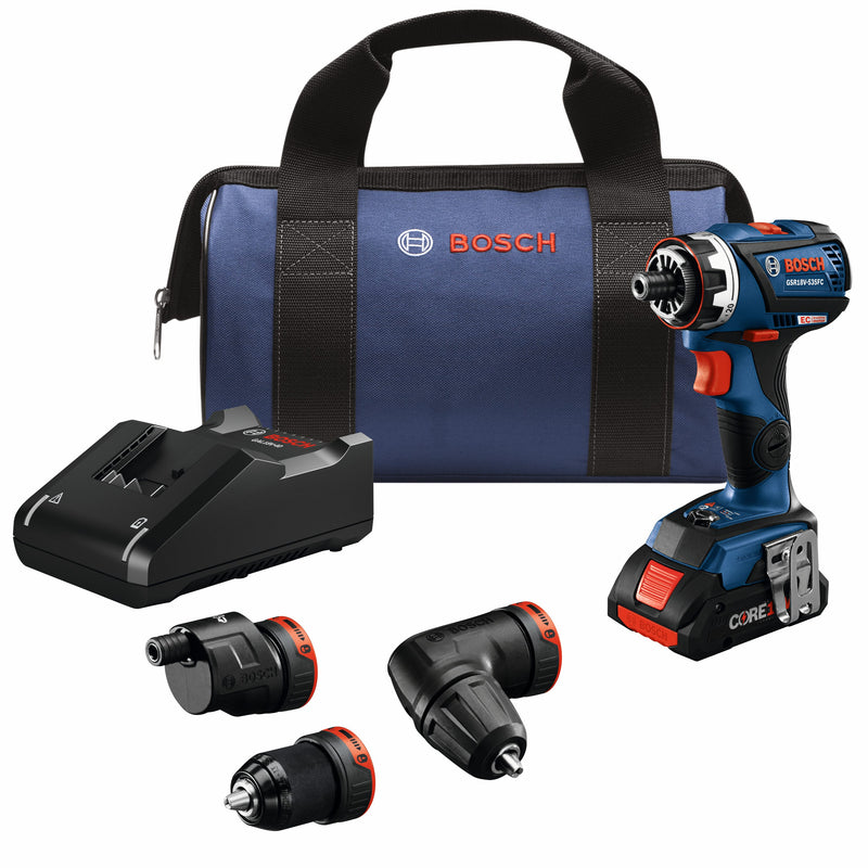 Bosch 18-volt 1/2-in Keyless Brushless Right Angle Cordless Drill 1 -Batteries Included, and Charger Included