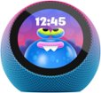 Amazon - Kids Echo Time kid-tuned Alexa customizable clock face with 1 year of Kids+ parental controls sleep support - Galactic Grape