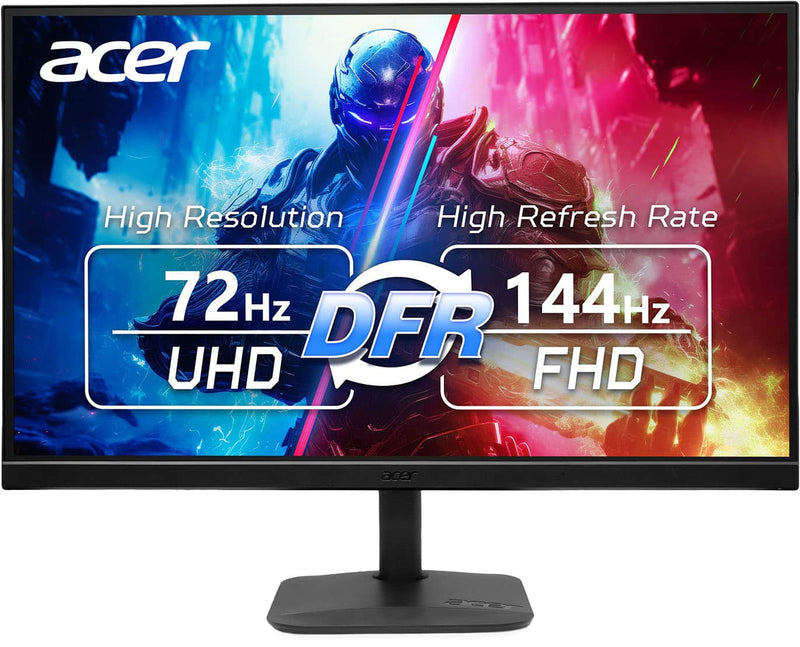 Acer - KA272K 27" 4K FHD 3840 x 2160 IPS  144Hz 0.5ms AMD FreeSync Gaming Monitor with HDR10 (DisplayPort HDMI) - Black