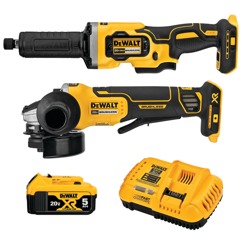 DEWALT XR 2-Tool 20-Volt Max Brushless Power Tool Combo Kit (1-Battery and charger Included)