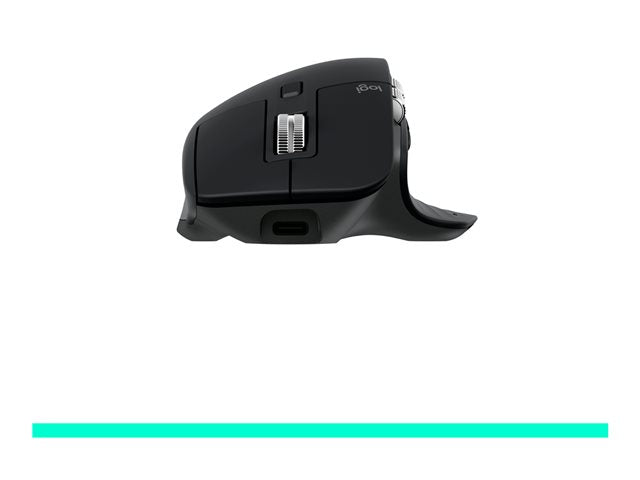 Logitech - MX Master 3S Bluetooth Edition Performance Wireless Optical Mouse with Ultra-fast Scrolling and Quiet Clicks - Wireless - Black
