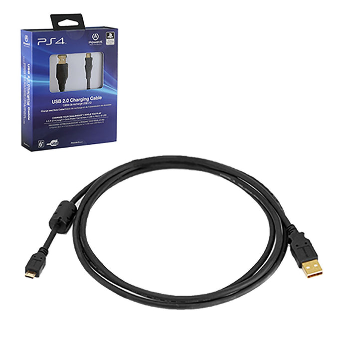 PowerA - USB Charge Cable for PlayStation 4 - Black