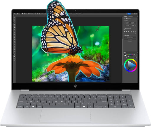 HP - OmniBook X - Copilot+ PC - 17.3" Full HD Touch-Screen Laptop - Intel Core Ultra 7 256V 2024 - 16GB Memory - 1TB SSD - Glacier Silver